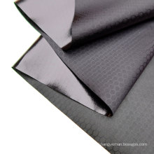 Best Price High Strength Black Football Printed Polyester 75D Bonded TPU Heat-Welding Matt Fabric